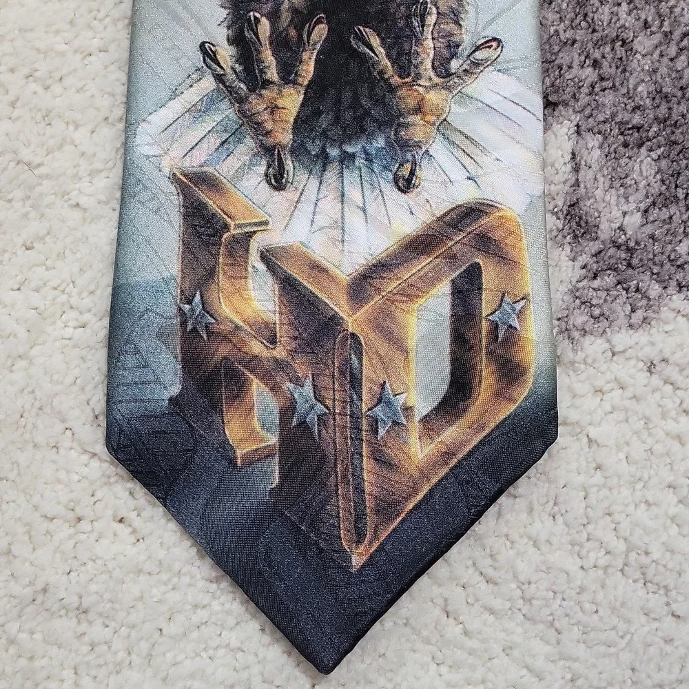 Vintage Harley Davidson Ralph Marlin Touchdown Eagle Neck Tie